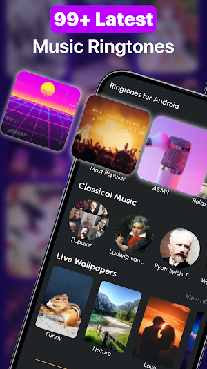 Ringtones Music & Wallpapers Screenshot 0