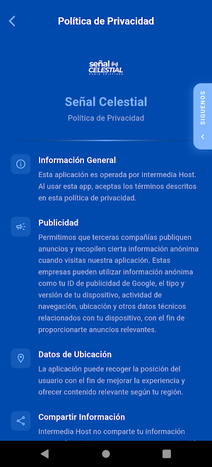 Señal Celestial Screenshot 3