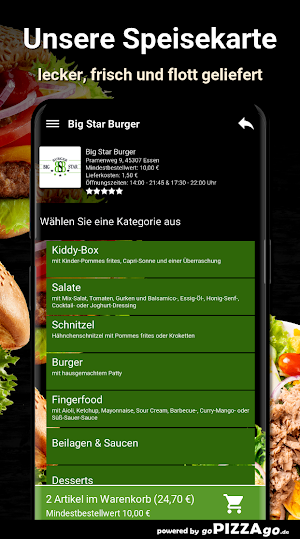 Big Star Burger Essen Screenshot 3