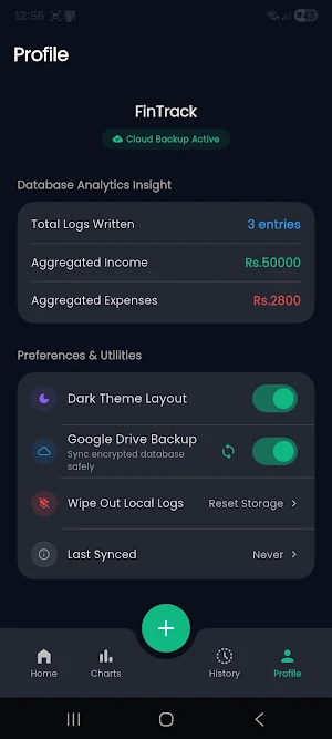 FinTrack Screenshot 2