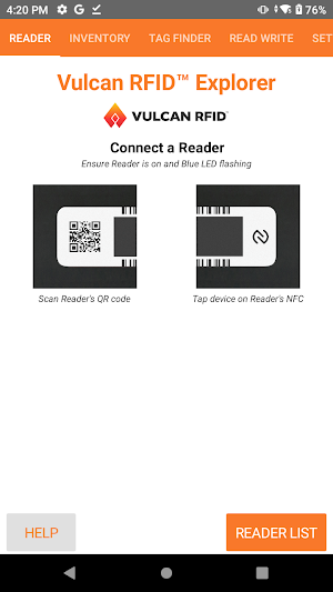 Vulcan RFID Explorer Screenshot 0