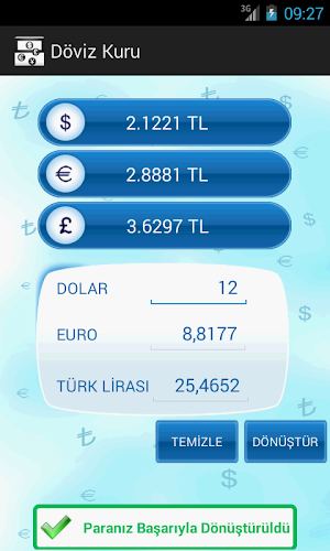 Döviz Kuru Hesaplama Screenshot 2