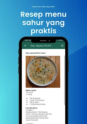 Resep menu sahur yang praktis Screenshot 0