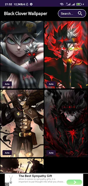 Wallpaper Black Clover Screenshot 0
