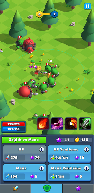 Idle Warrior Defence RPG Screenshot 0