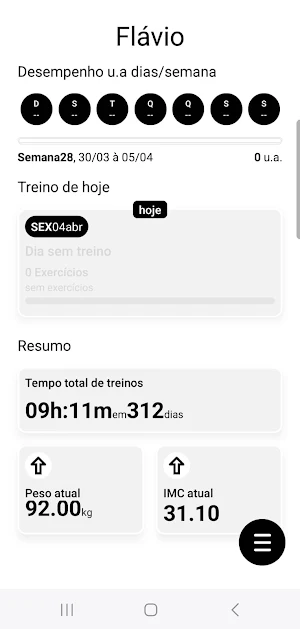 Vezo Personal Trainer [Aluno] Screenshot 1