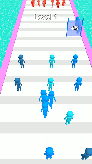 Color Crowd Stack Run Screenshot 0