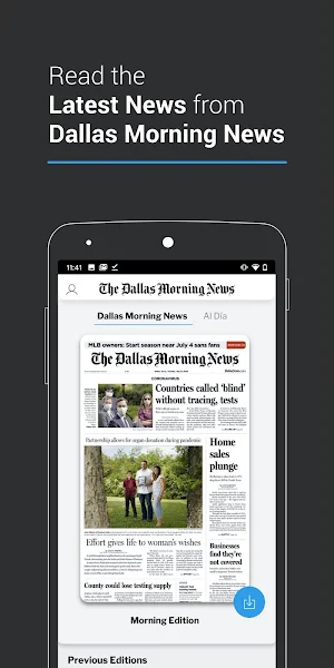 The Dallas Morning News ePaper Screenshot 0