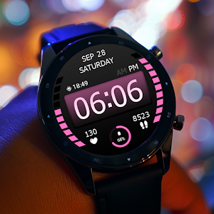 Key WF47 Digital Watch Face Screenshot 1