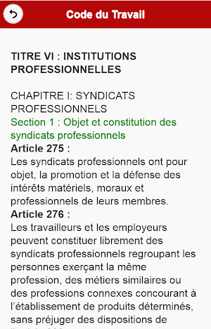 Code du Travail du Burkina Screenshot 2
