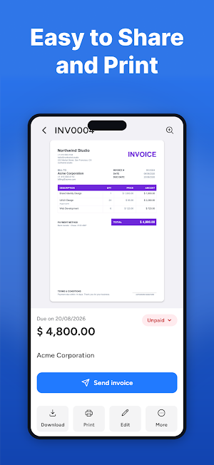 Invoice Maker & Billing App Screenshot 3
