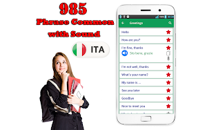 Learn Italian Language Free Screenshot 1