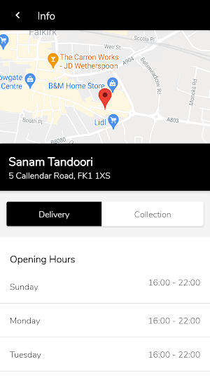 Sanam Tandoori Falkirk Screenshot 3