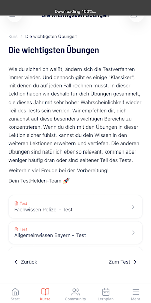 Polizei Bayern Vorbereitung Screenshot 1
