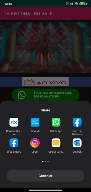 TV REGIONAL DO VALE Screenshot 1