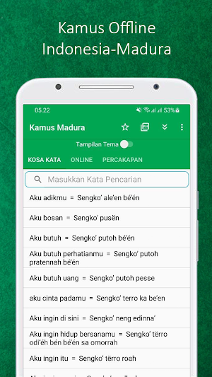 Kamus Madura Lengkap (Offline) Screenshot 0