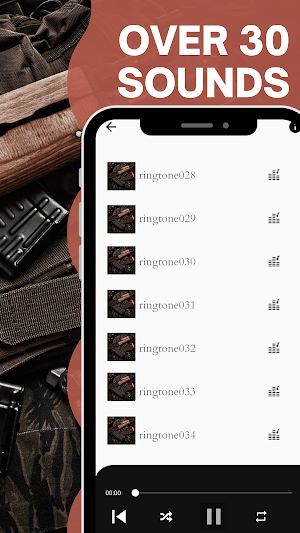 Gun ringtone ak 47 Screenshot 1