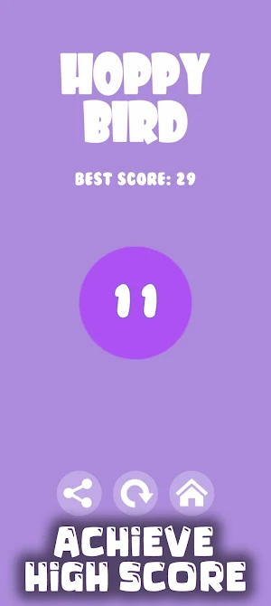Hoppy Bird Platformer Game Screenshot 3
