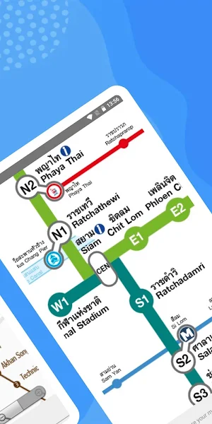 Bangkok MRT BTS Sky Train Offline Screenshot 2