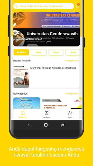 UNCEN Digital Library Screenshot 2