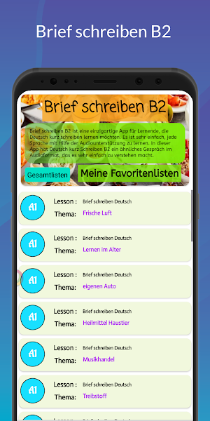Brief schreiben B2 Screenshot 0