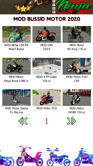 Mod Bussid Motor Ninja Screenshot 2