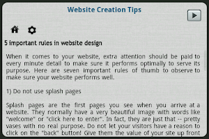 Website Creation Tips Screenshot 3
