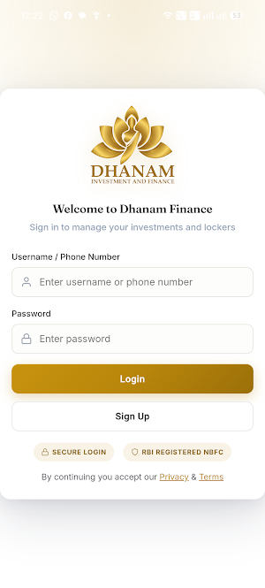 Dhanamfin Screenshot 0