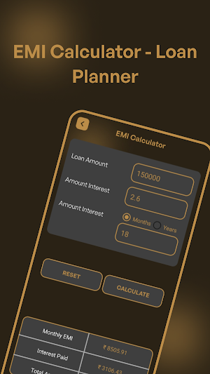 EMI Calculator - Loan Planner Screenshot 2