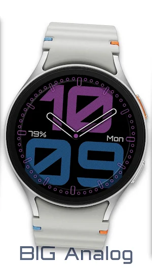 BIG Analog Watch Face Screenshot 1