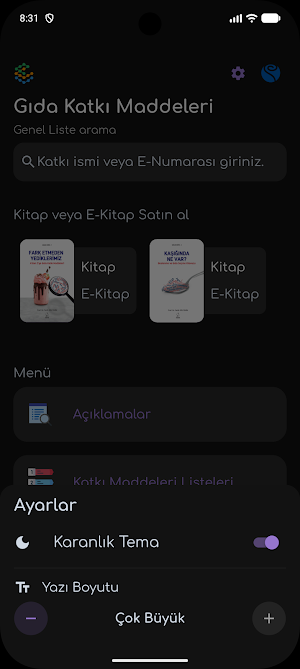 Gıda Katkı Maddeleri Screenshot 2