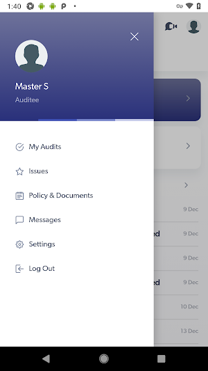 Audit360 (Auditee) Screenshot 2