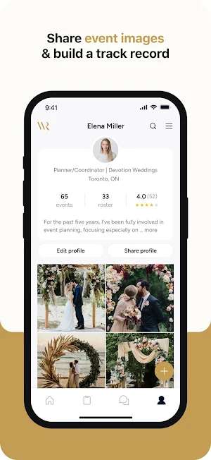 WeddingRoster Screenshot 0