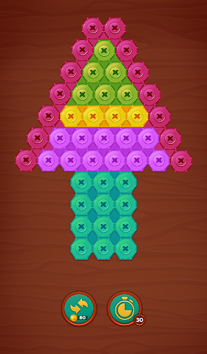 Wood Nuts 3D: Screw Puzzle Jam Screenshot 1