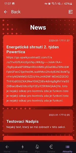 Powertica Energie a.s. Screenshot 1