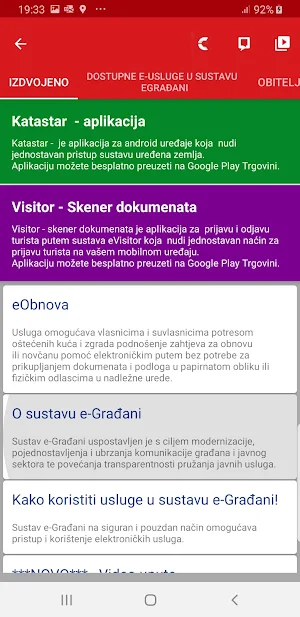 Pomoćnik za sustav e građani Screenshot 0