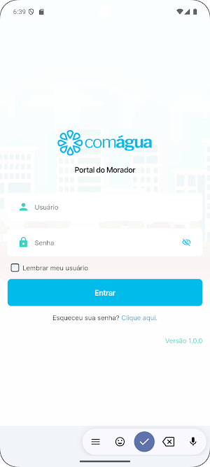 Com Água – Leitura Individual Screenshot 0