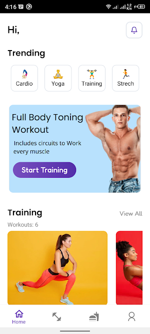 Pro Fitness ( Gym & Workout) Screenshot 1