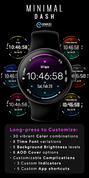 Minimal Dash - digital fitness Screenshot 2