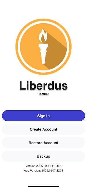 Liberdus Screenshot 0