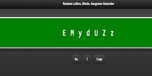 Random Letters, Words Generator Screenshot 1