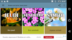 Bonne semaine, Joyeux jours de la semaine Screenshot 1