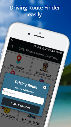 GPS, Route Planner & Road map Screenshot 1
