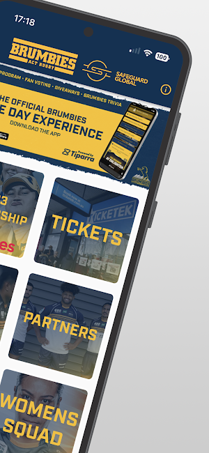ACT Brumbies Rugby Screenshot 1