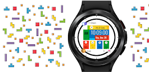 Colourful Blocks Watch Face Screenshot 1