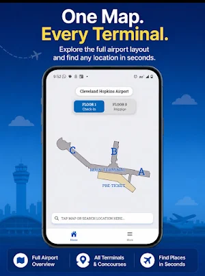 AirportGo: CLE Airport Map Screenshot 0