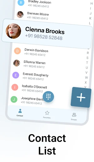 Phone Contacts Screenshot 2