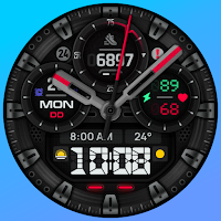 SH104 Watch Face, WearOS watch