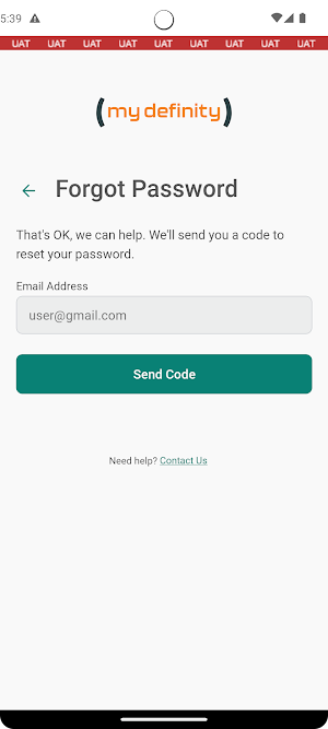 myDefinity-UAT-DefDemo Screenshot 2