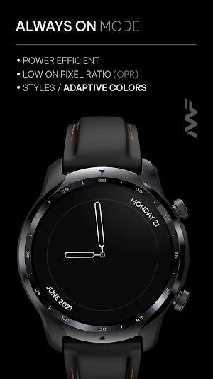 Awf Casual - watch face Screenshot 3